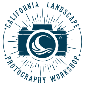 California Landscape Photography Workshop Logo - Blue